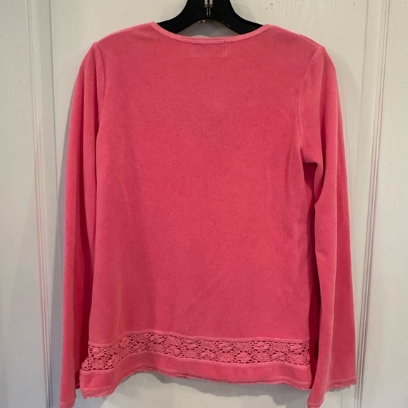 Juicy Couture Vintage y2k pink Terry Long sleeve tunic top size medium - Picture 3 of 6